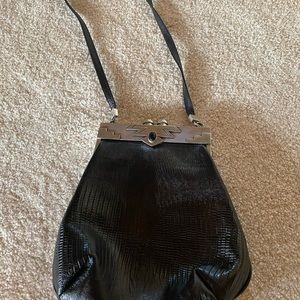 Moulin Rouge Black & Silver purse  with strap